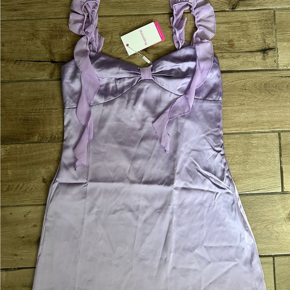 Beginning Boutique Lilac Mini Dress